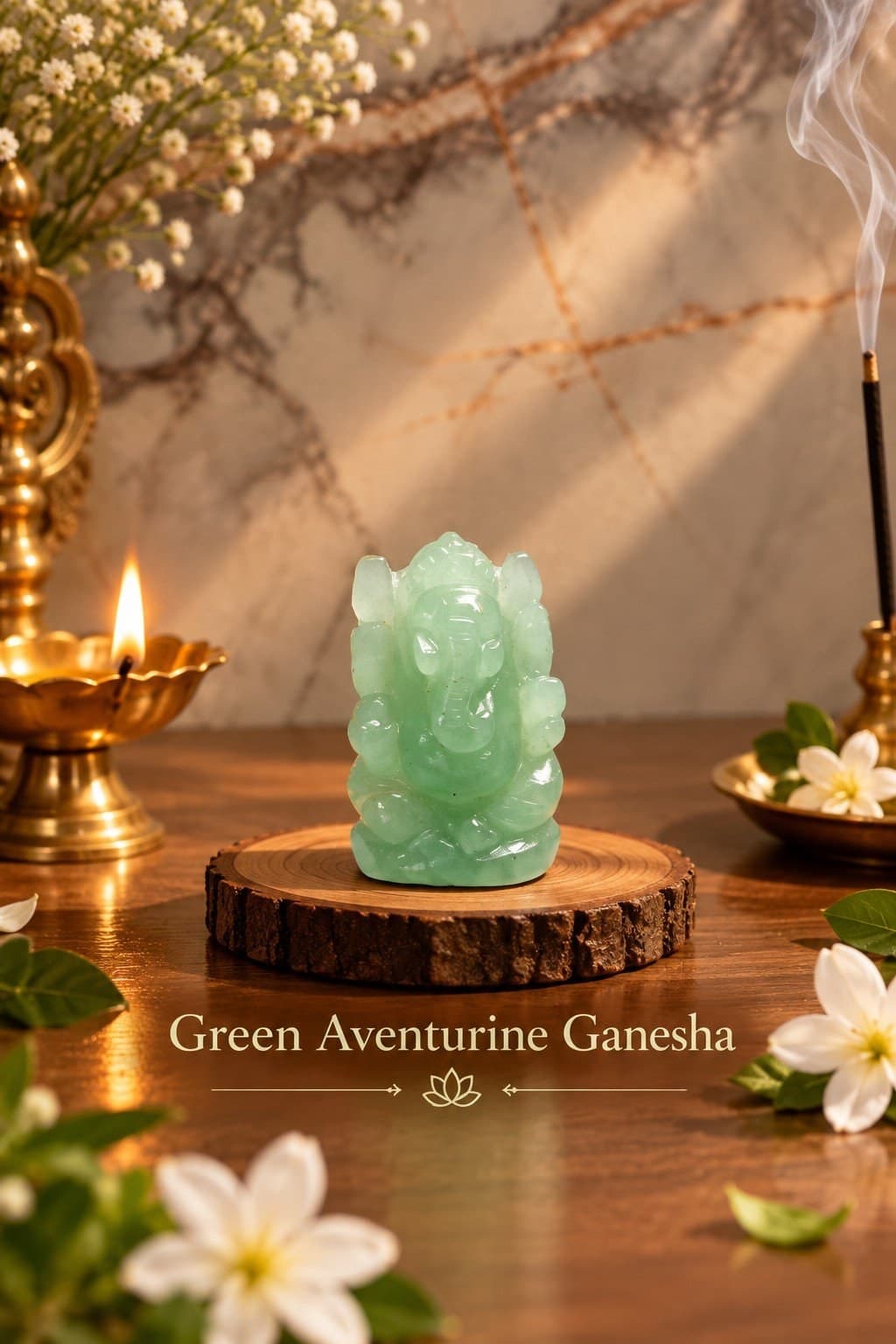 Green Aventurine Ganesha