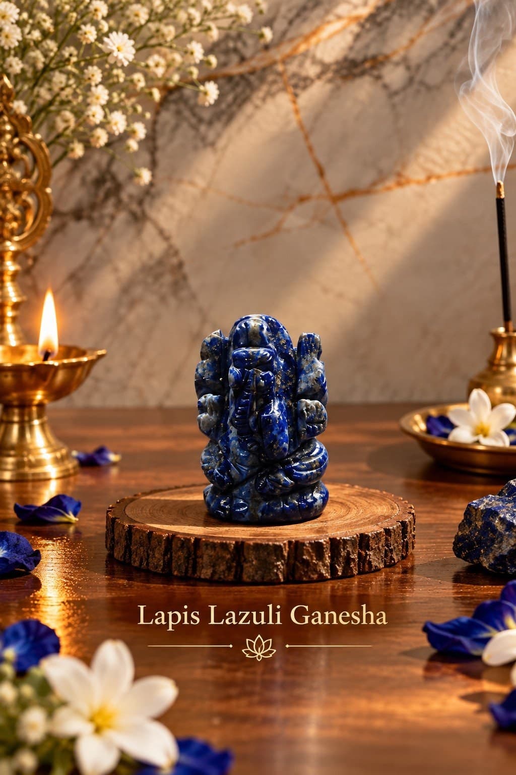 Lapis Lazuli Ganesha