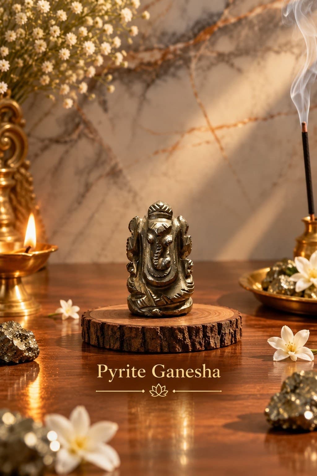 Pyrite Ganesha