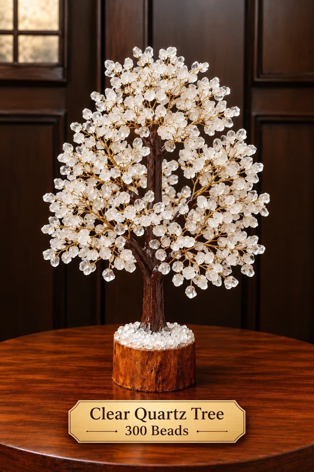 Clear Quartz Tree - 300 Beads