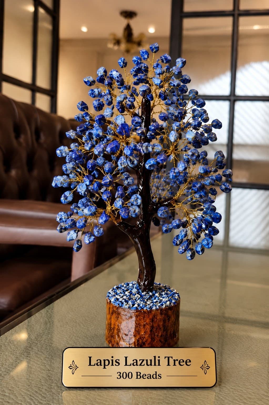Lapis Lazuli Tree — 300 Beads