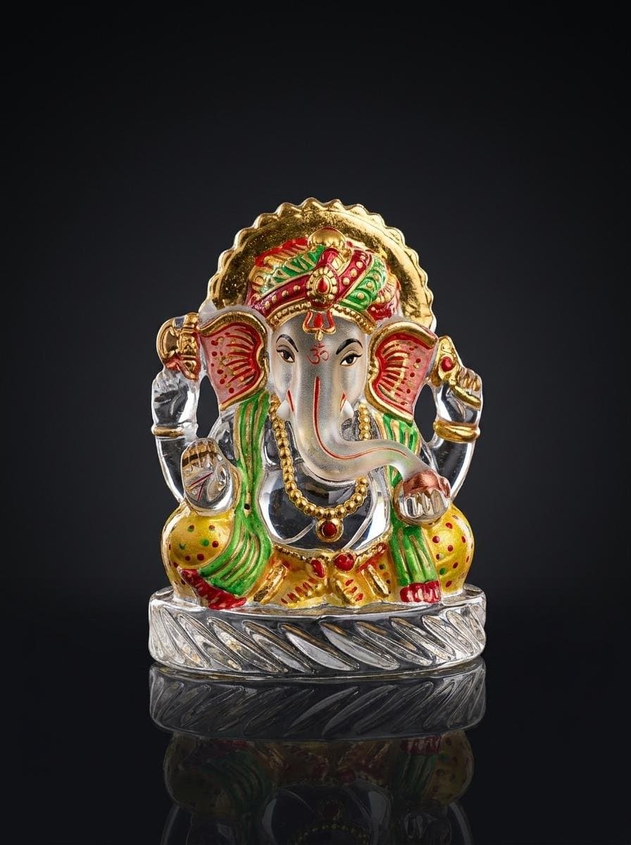 Small Sitting Ganesha With Base